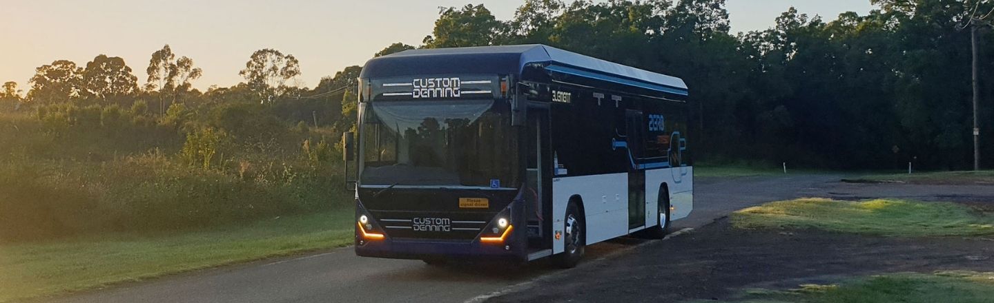 Custom Denning Electric Bus on Alcoa® Wheels Approved by TfNSW Procurement Panel
