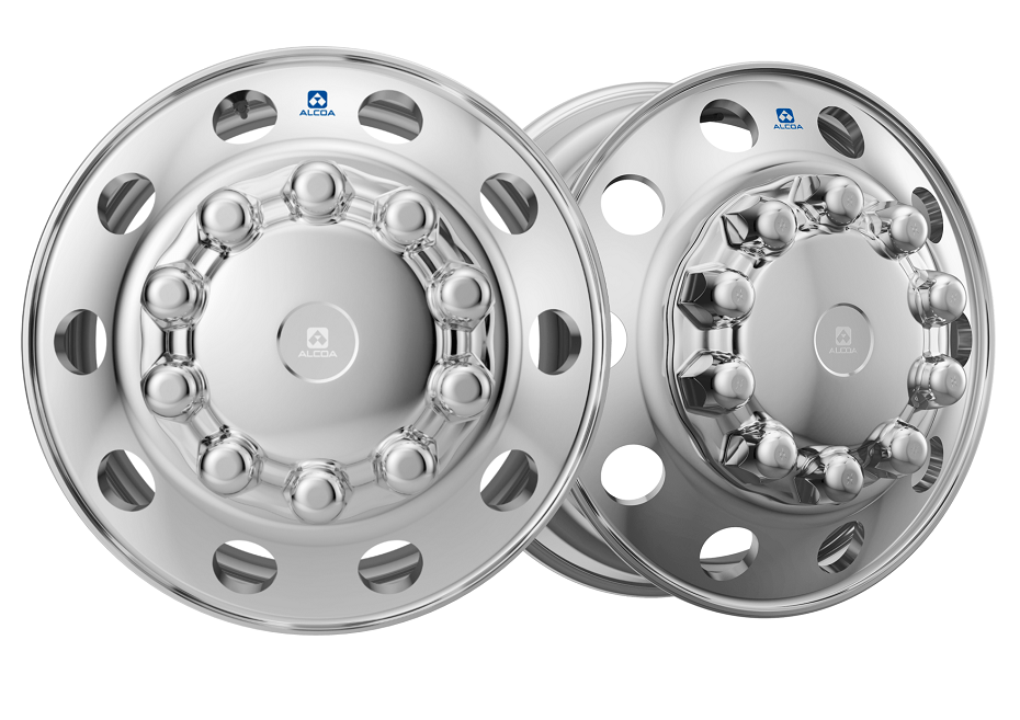 Two Alcoa Ultra ONE Wheels next to each other facing straight and side on