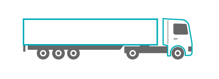 Infographic of truck