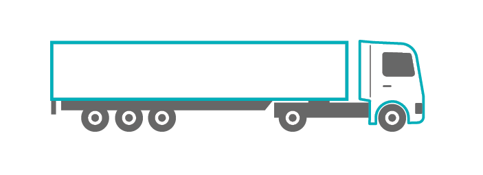 Infographic of truck