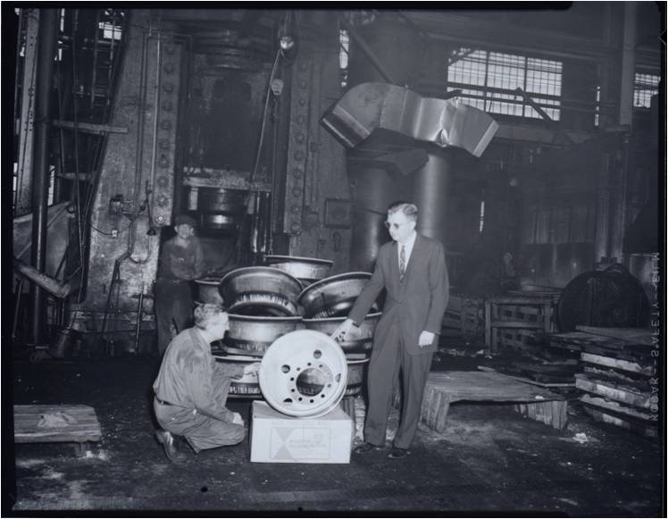first forged aluminium truck wheel