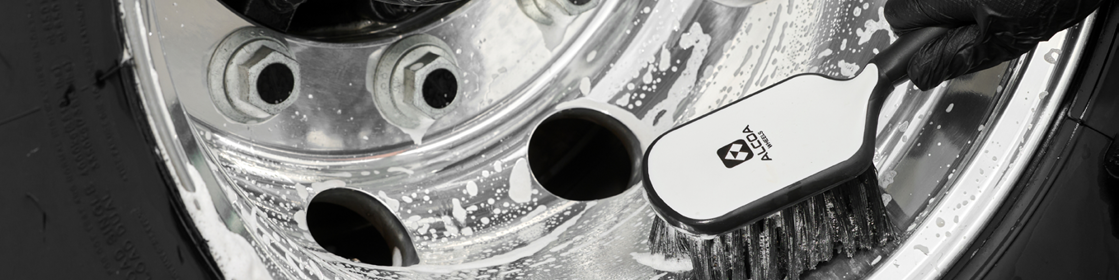 Wheel and brush