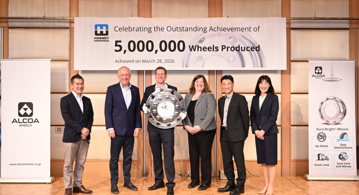 プレスリリース: 日本国内での「Alcoa® wheels」の総生産数500万本達成