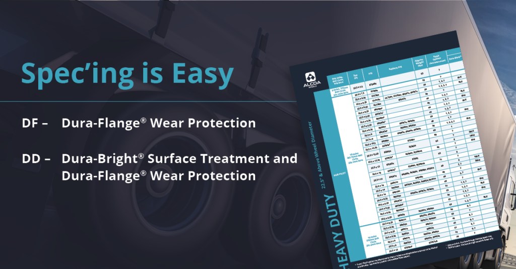 Spec'ing Dura-Flange Wear Protection is Easy